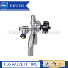 U type three way stainless steel diaphragm valve